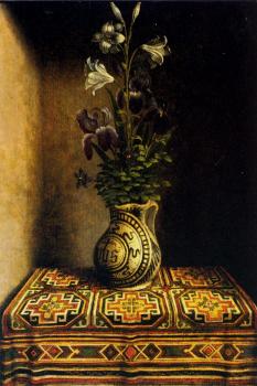 漢斯 梅姆林 Marian Flowerpiece
